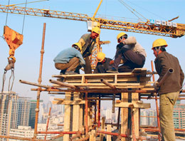 İnşaat sektöründe istihdam artıyor