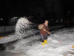 Antalya'ya dolu süprizi!