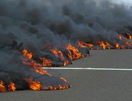 İşte cehennem ateşi!